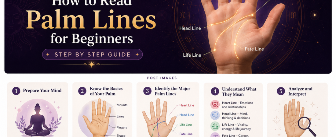 How to Read Palm Lines for Beginners – Step by Step Guide