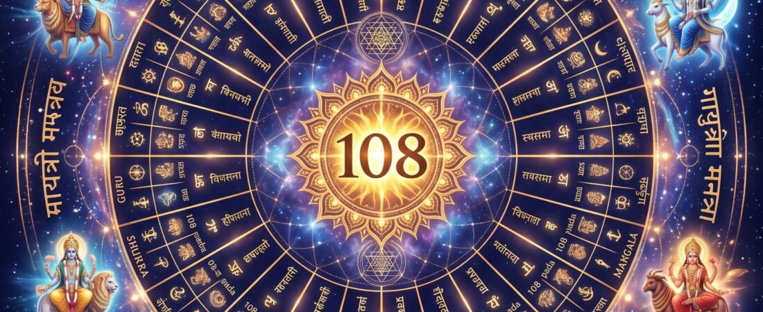 Why Is 108 Sacred in Vedic Astrology and Hindu Spirituality — The Cosmic Number Behind Your Kundli