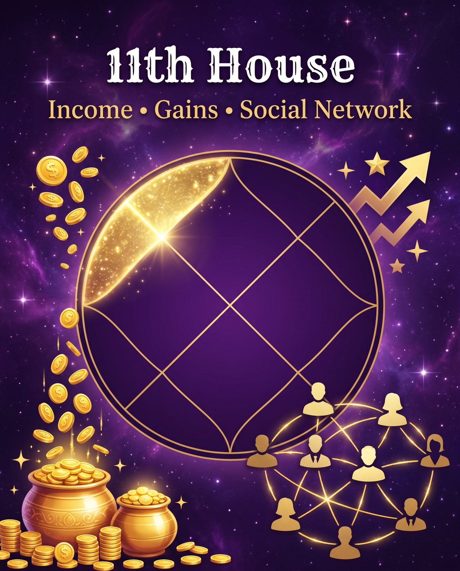 What Does the 11th House Reveal About Your Income, Gains and Social Network?