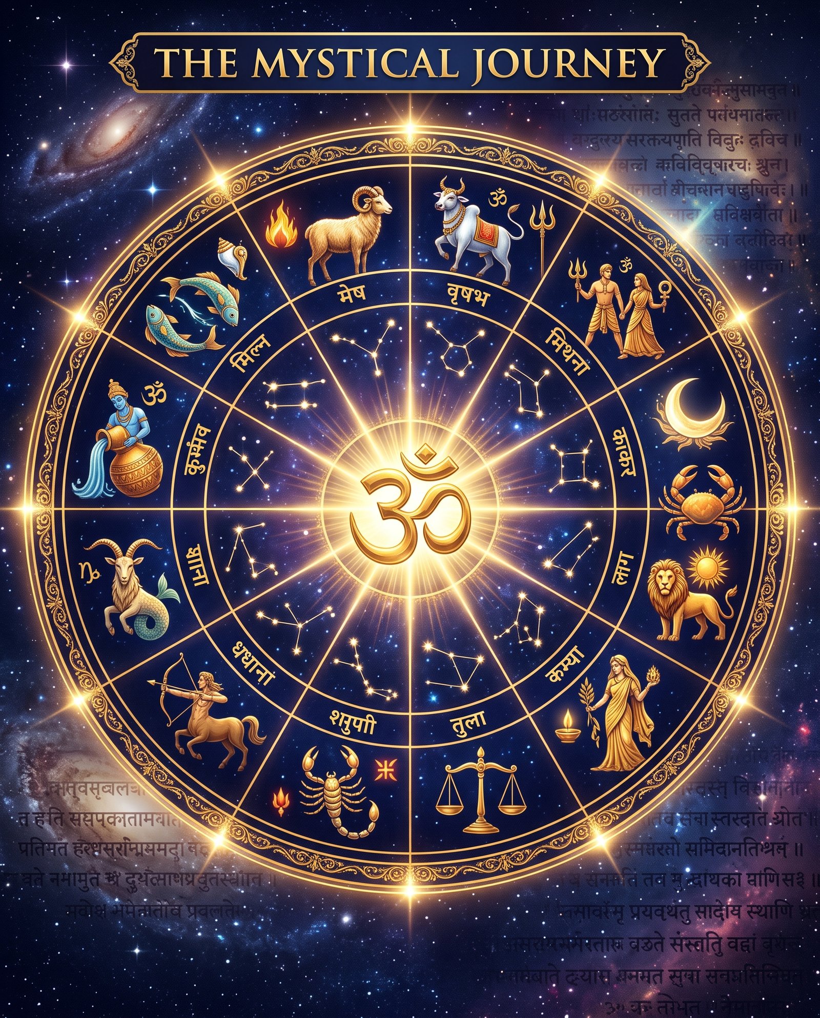 What Are the 12 Rashis in Vedic Astrology — The Divine Mythology Behind Every Zodiac Sign