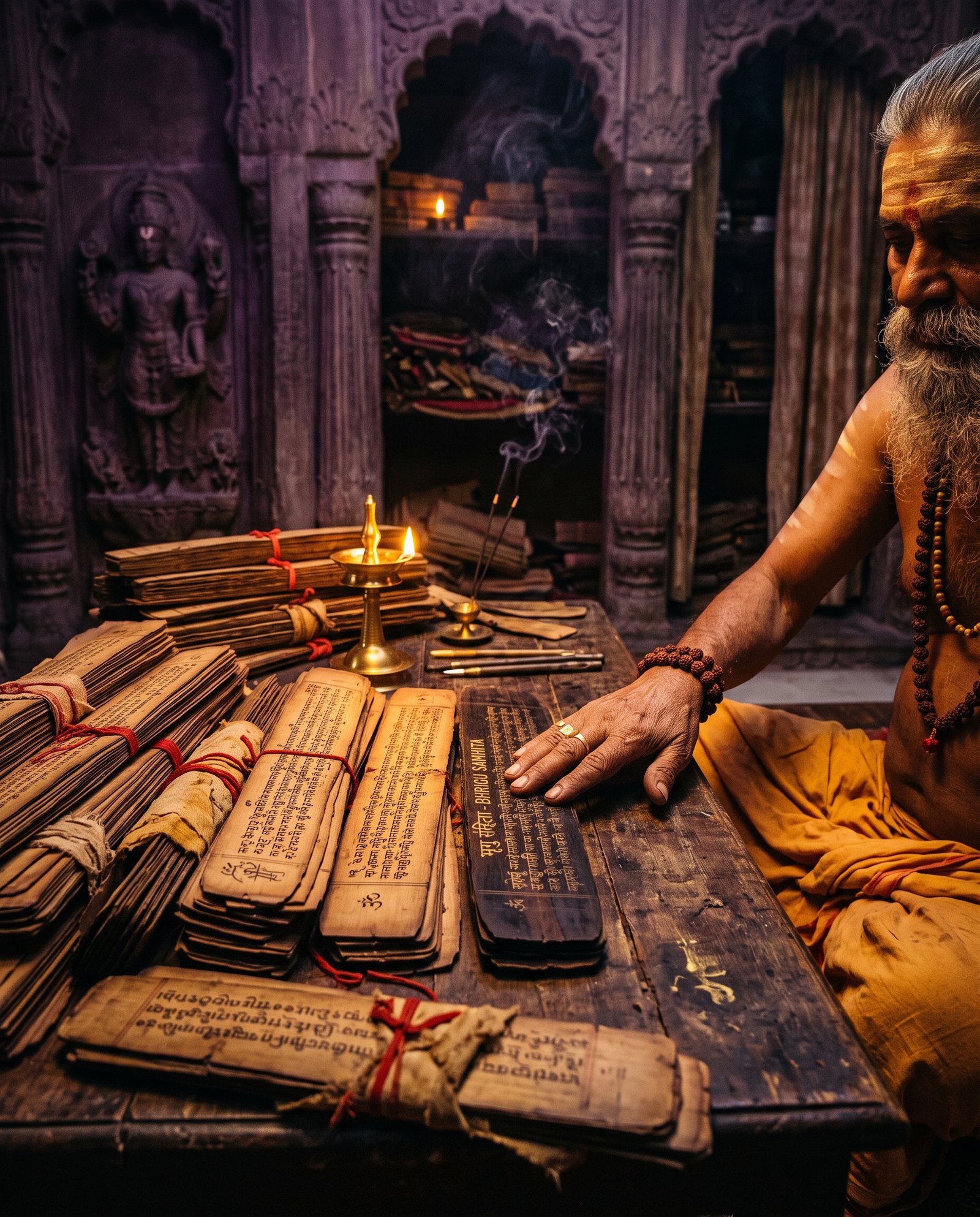 What Is the Bhrigu Samhita — The Ancient Palm Leaves That Predict Your Destiny?