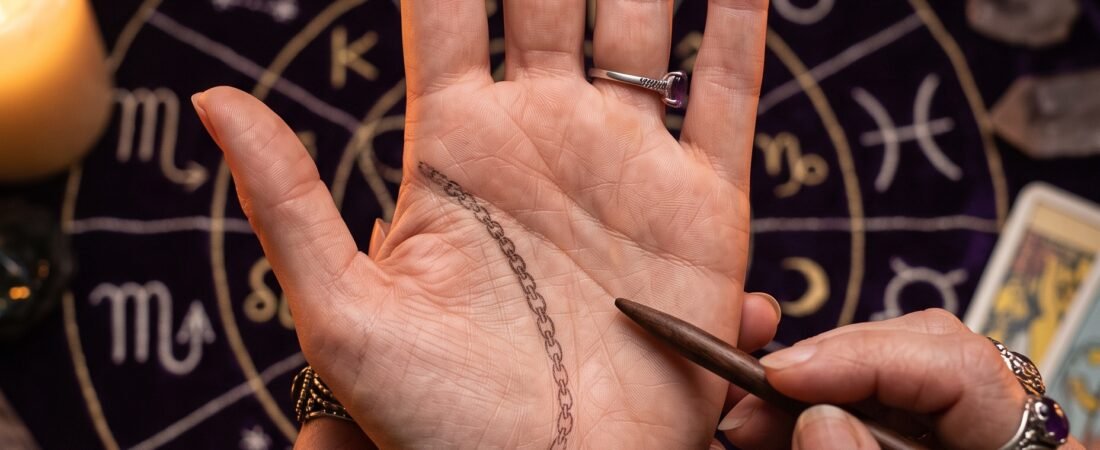 What Does a Chain on the Life Line Mean in Palm Reading?