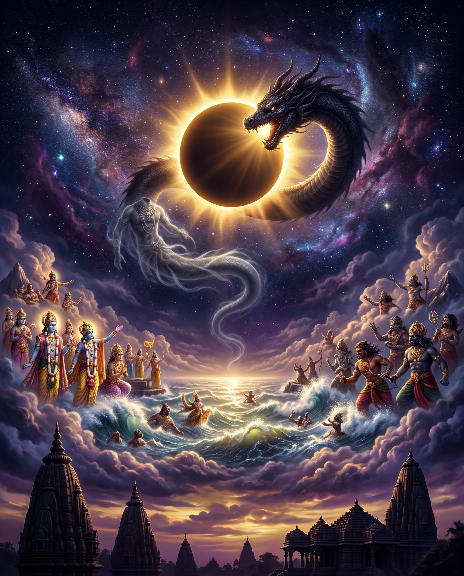 What Is the Astrological Significance of Eclipses in Hindu Mythology? | Rahu, Ketu and the Story of Samudra Manthan