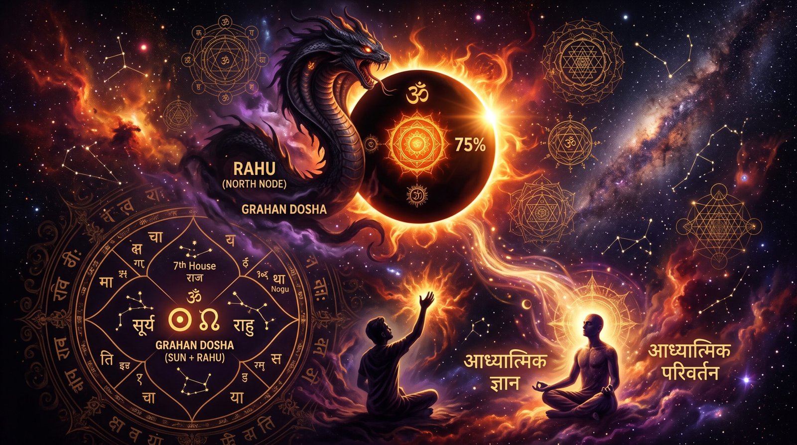What is Grahan Dosha in your Kundli and how does Rahu-Ketu affliction affect your life?