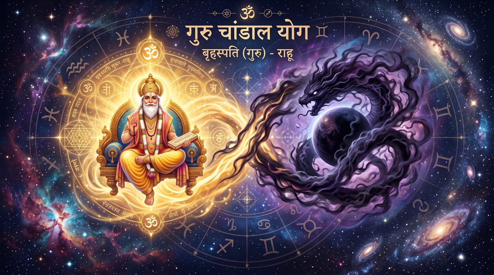 What is Guru Chandal Yoga in your Kundli and how does Rahu-Jupiter conjunction affect your life?