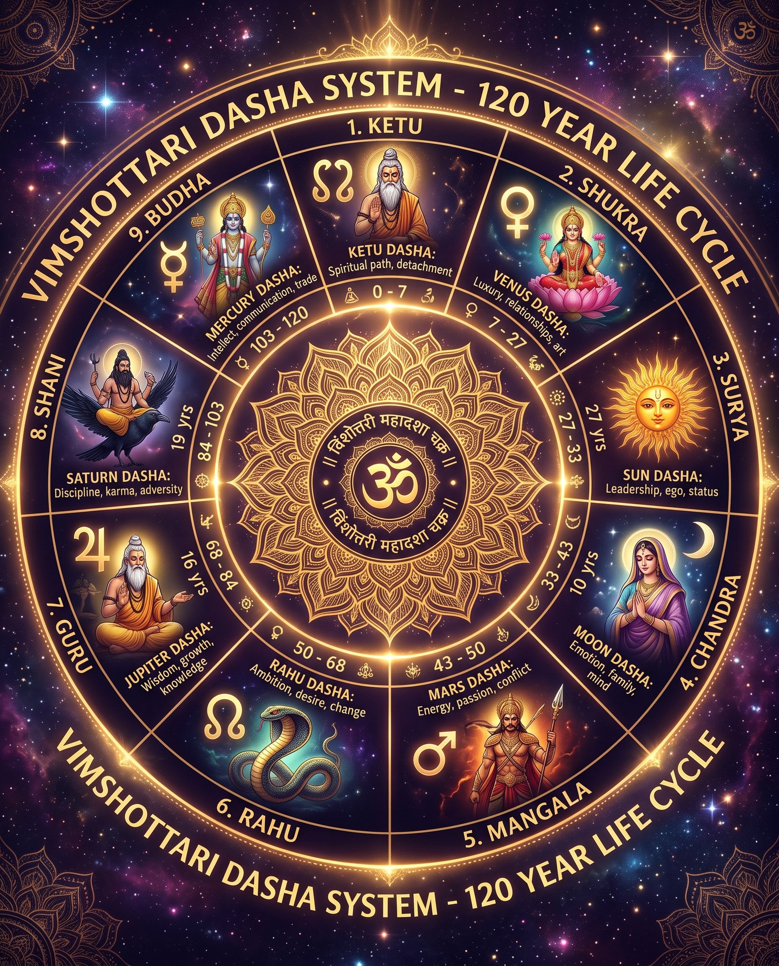 What Is Vimshottari Dasha And How To Read Your Planetary Periods