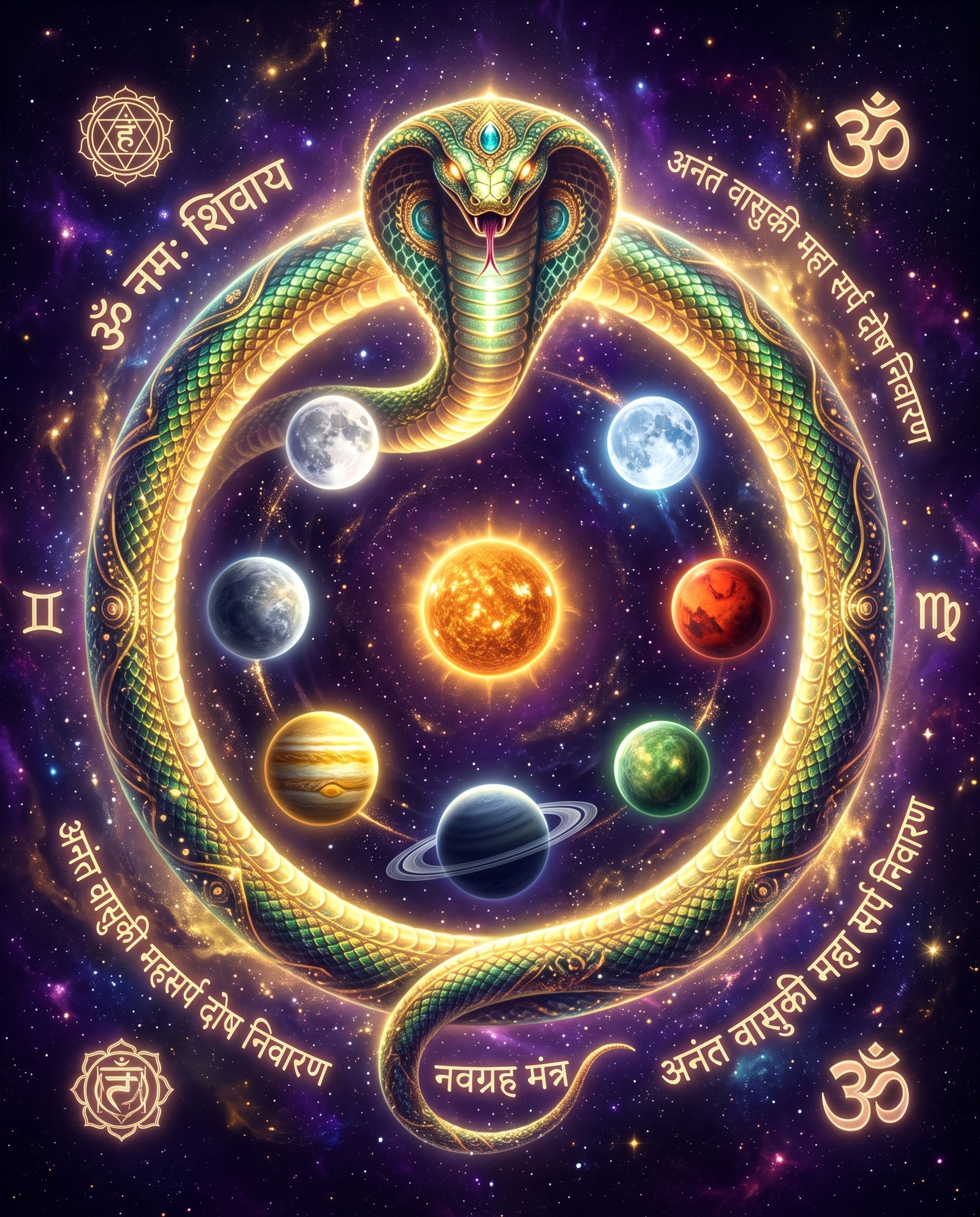 How to identify Kaalsarp Dosha in your Kundli — visual guide — Complete Guide 2026