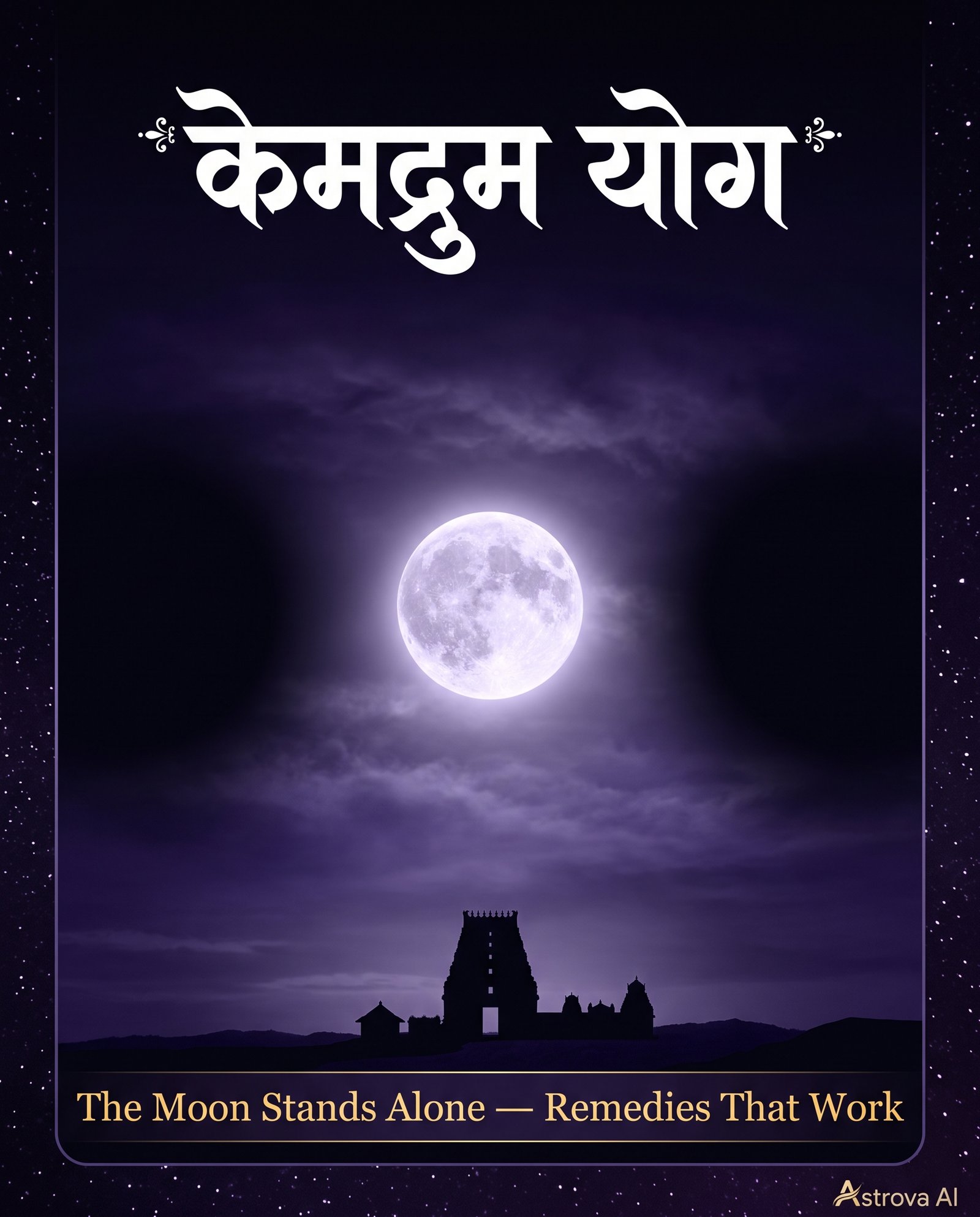 What Is Kemadruma Yoga in Your Kundli — Is It Really as Bad as People Say?
