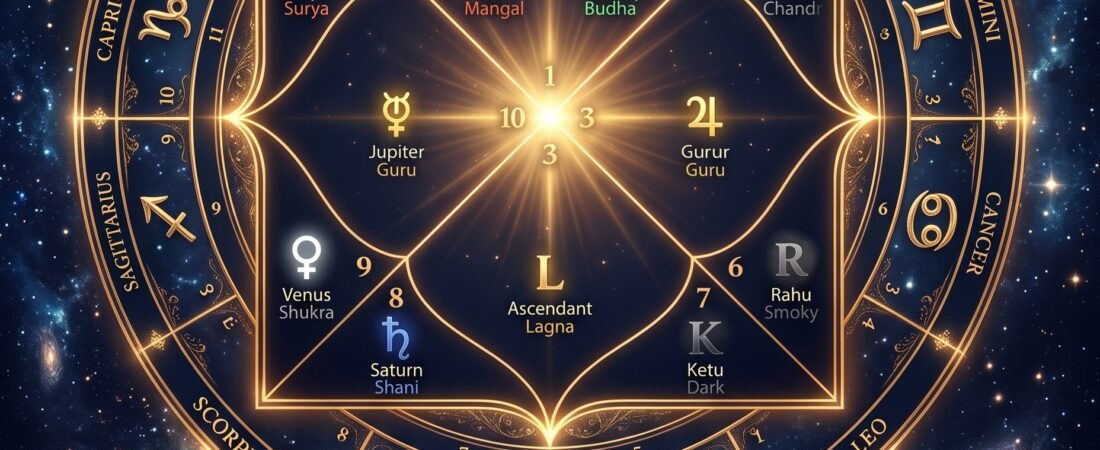 How to read your Kundli chart — beginner’s guide to the 12 houses — Complete Guide 2026