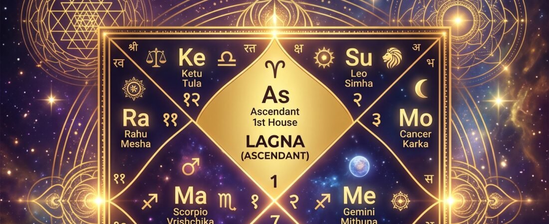 How to find your Lagna (Ascendant) from your birth details — Complete Guide 2026