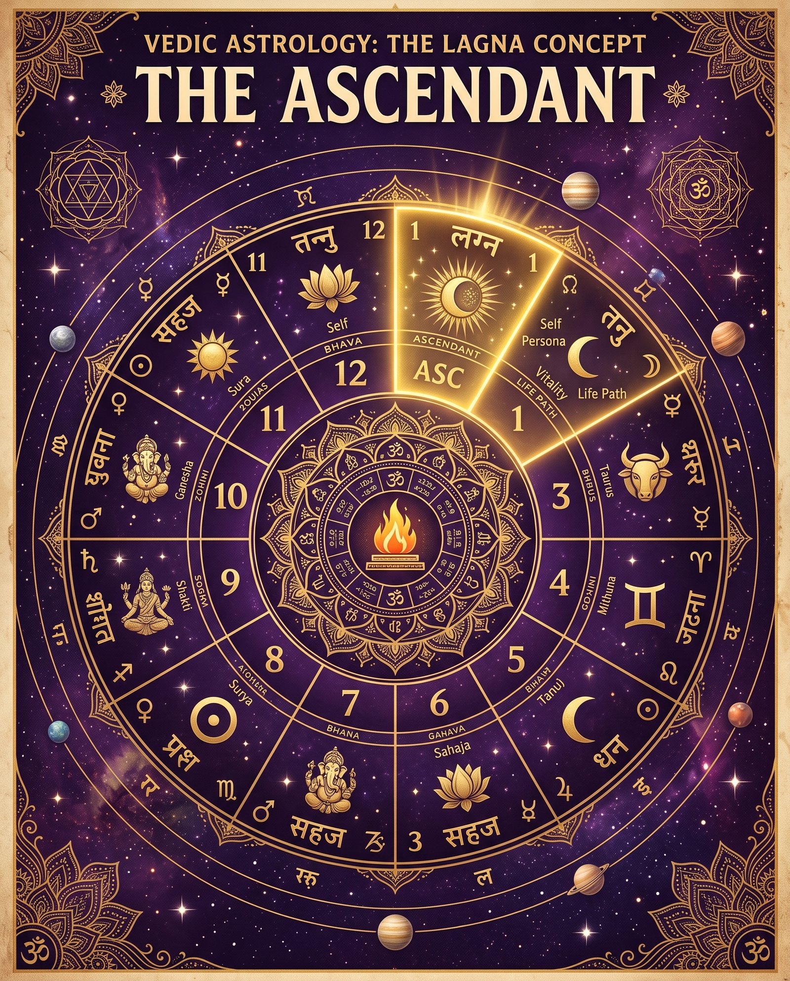 How to find your Lagna (Ascendant) from your birth details — Complete Guide 2026