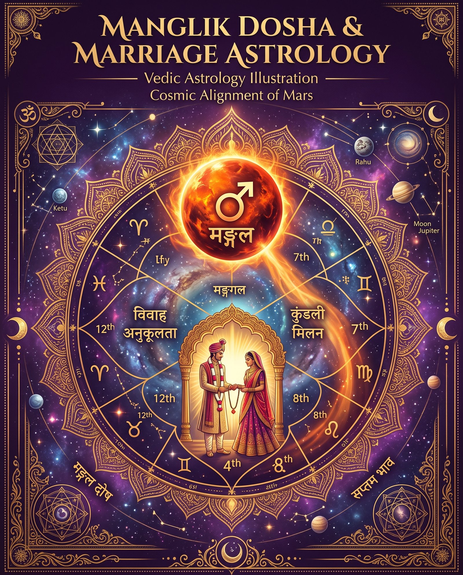 How to know if you are Manglik Dosha — and what it means for marriage — Complete Guide 2026