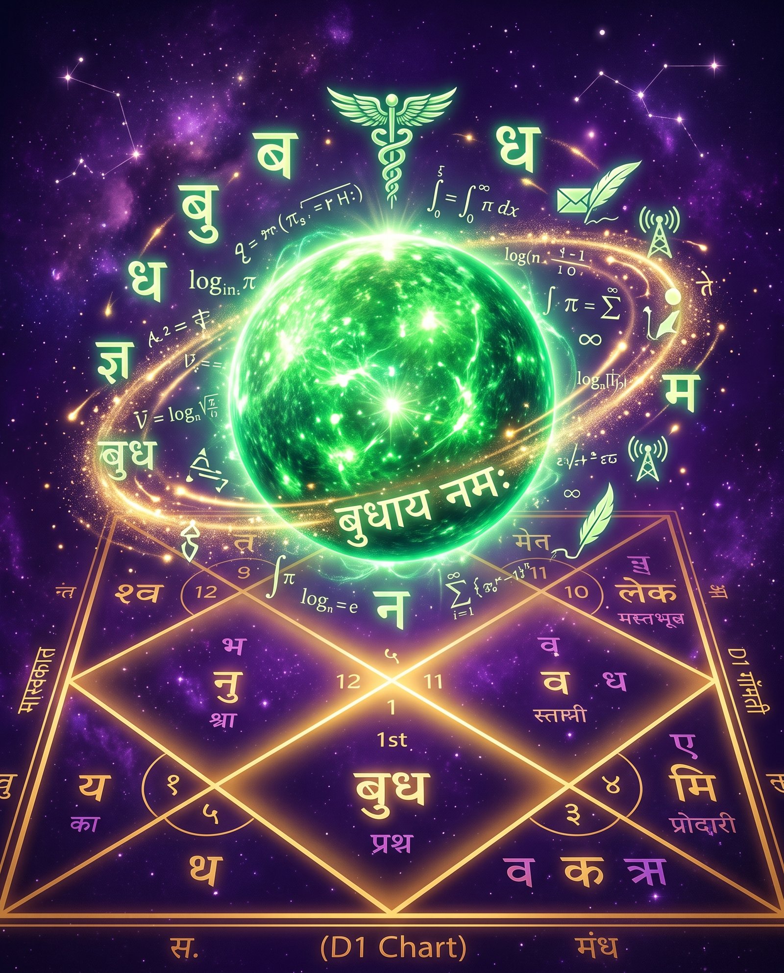What Does Mercury (Budh) in Your Kundli Reveal About Intelligence, Communication and Business Success?