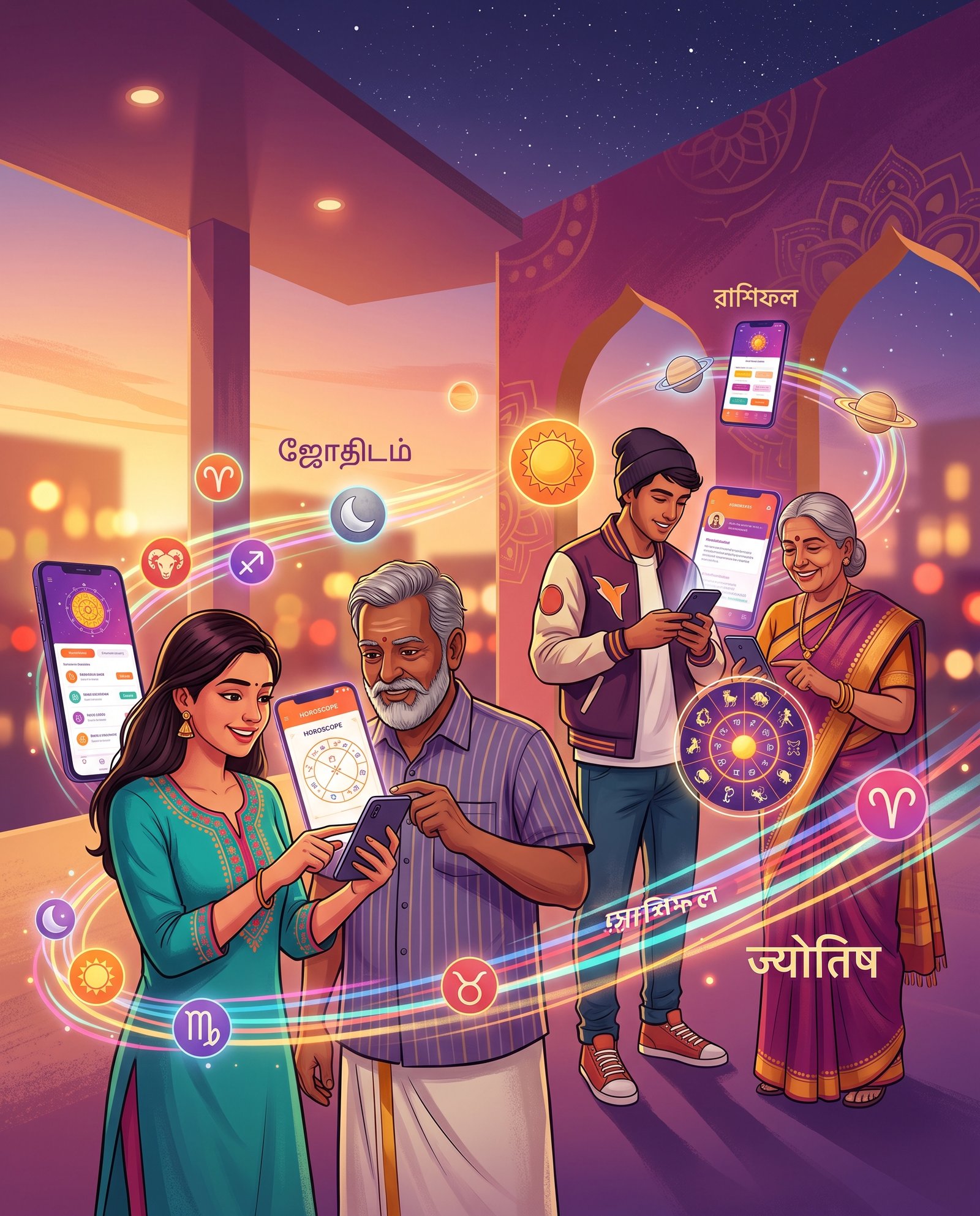 How Does Astrova AI Support Astrology Readings in 9 Indian Languages