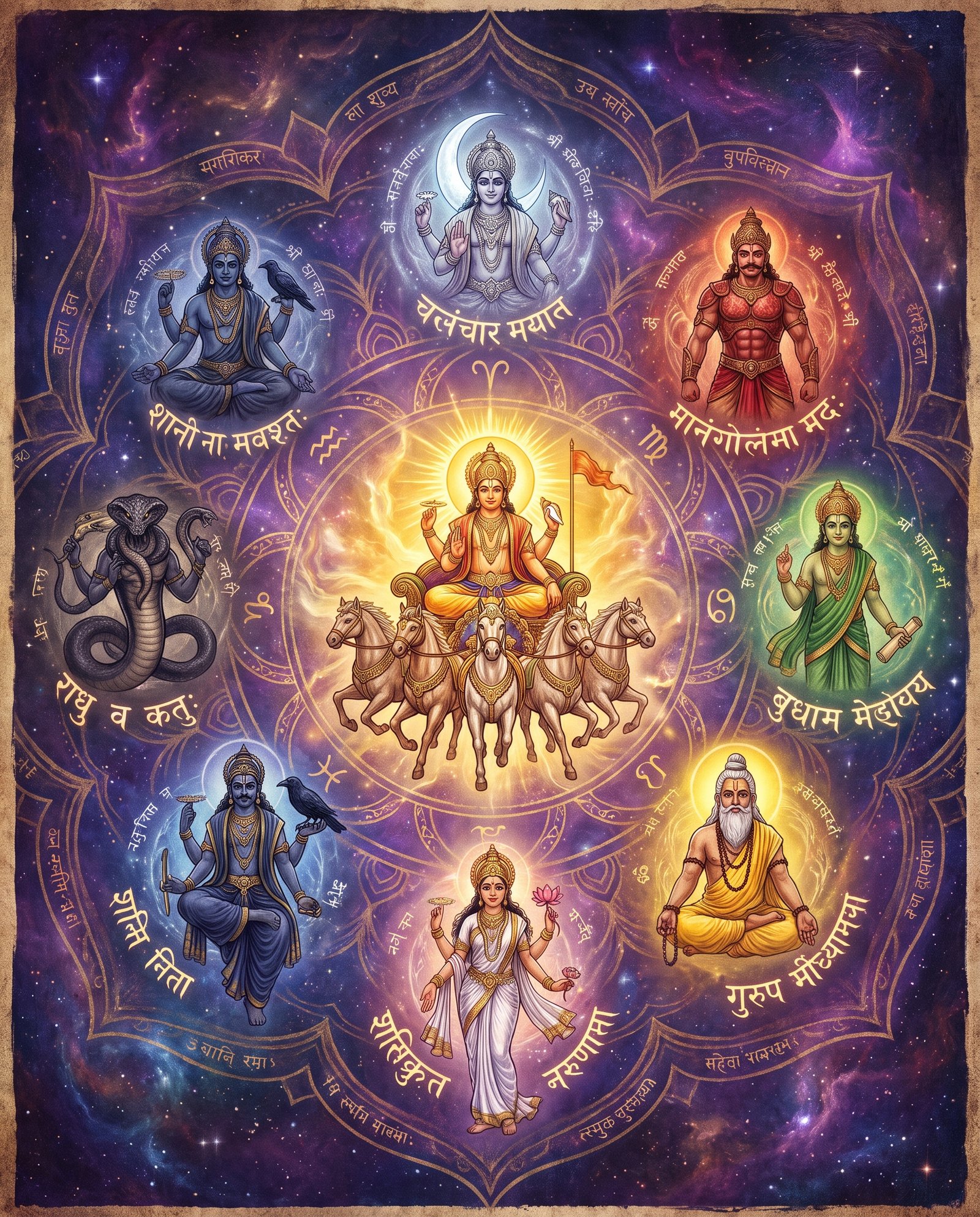 Who Are the Navagrahas? The Nine Planetary Deities Who Shape Your Destiny