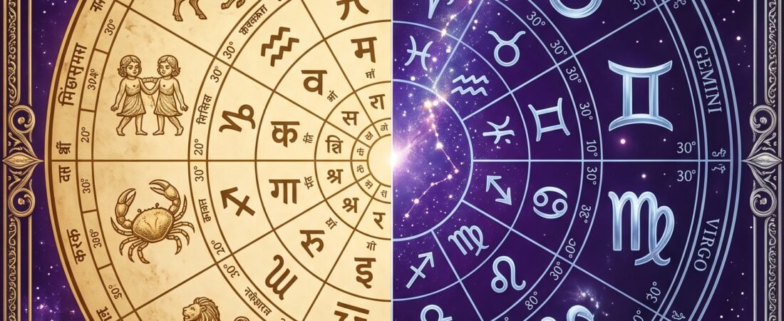 Vedic Rashifal vs Western Horoscope — Key Differences Explained