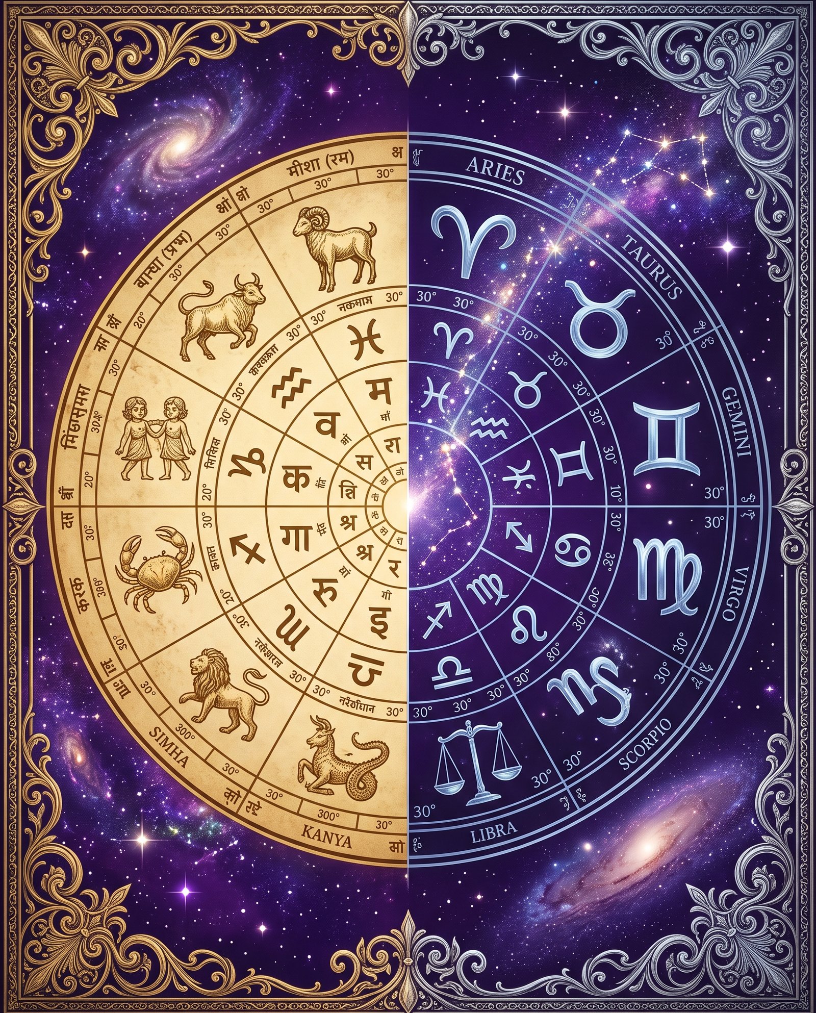 Vedic Rashifal vs Western Horoscope — Key Differences Explained