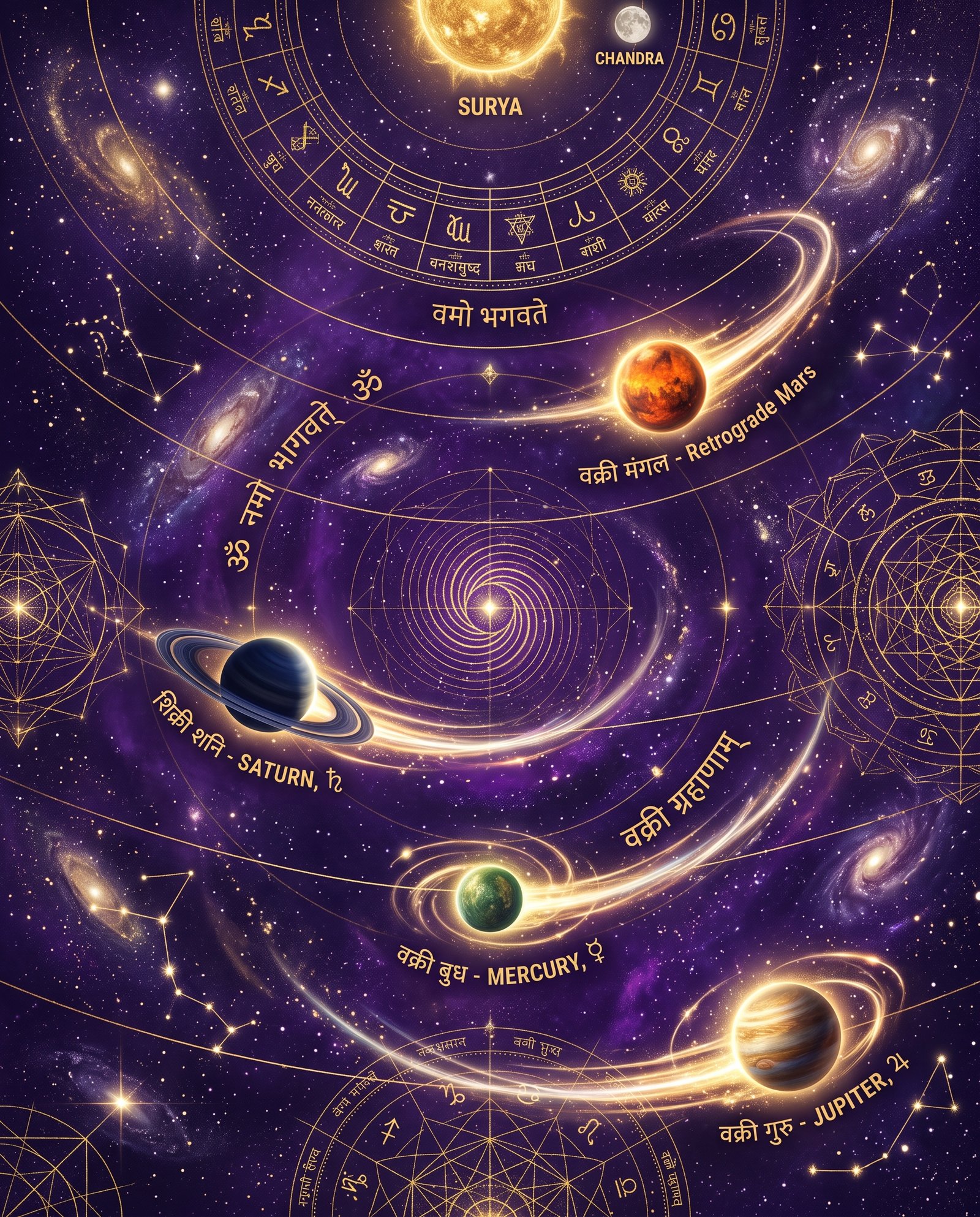 What Are Retrograde Planets (Vakri Graha) in Your Kundli and What Do They Really Mean?