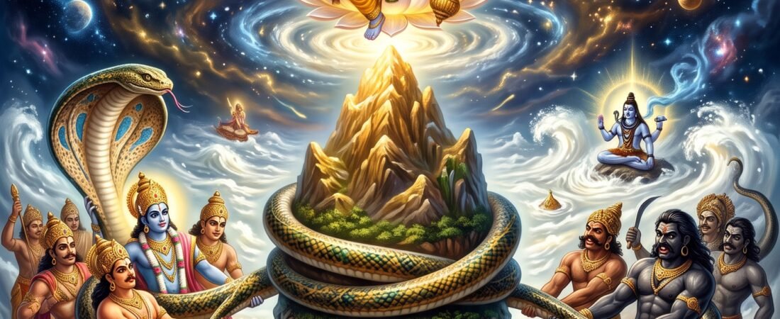 The Samudra Manthan Story: How Rahu and Ketu Were Born From the Churning of the Cosmic Ocean