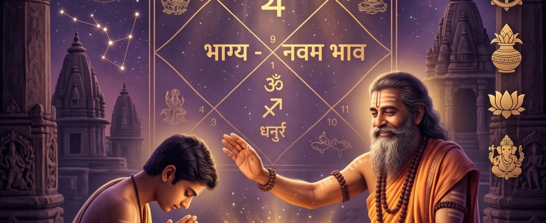 What Does the 9th House of Your Kundli Reveal About Your Luck, Father and Spiritual Path?
