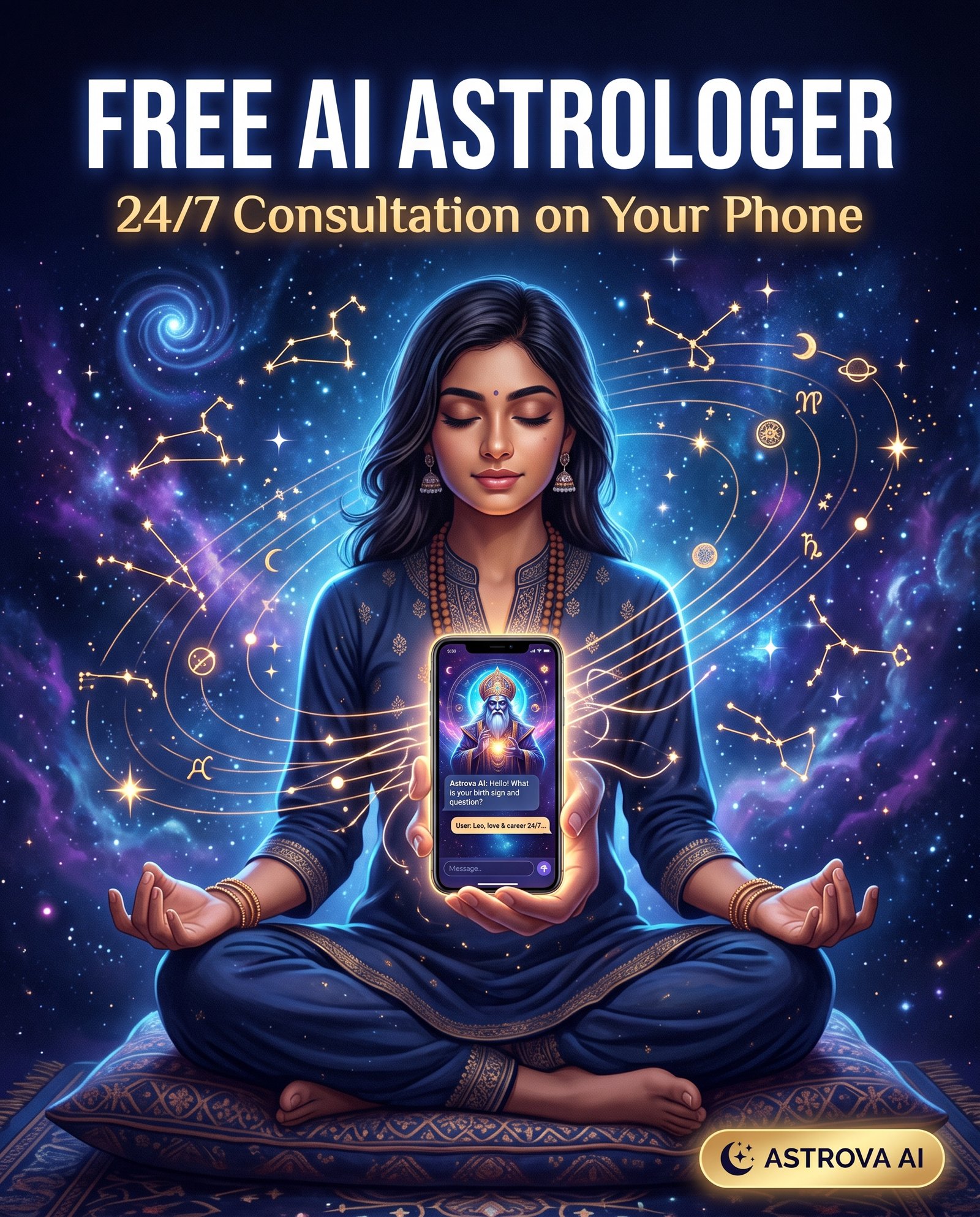 How to get a free AI astrologer consultation 24/7 on your phone — Complete Guide 2026