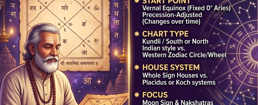 How is Vedic Rashifal different from Western horoscope? — Complete Guide 2026