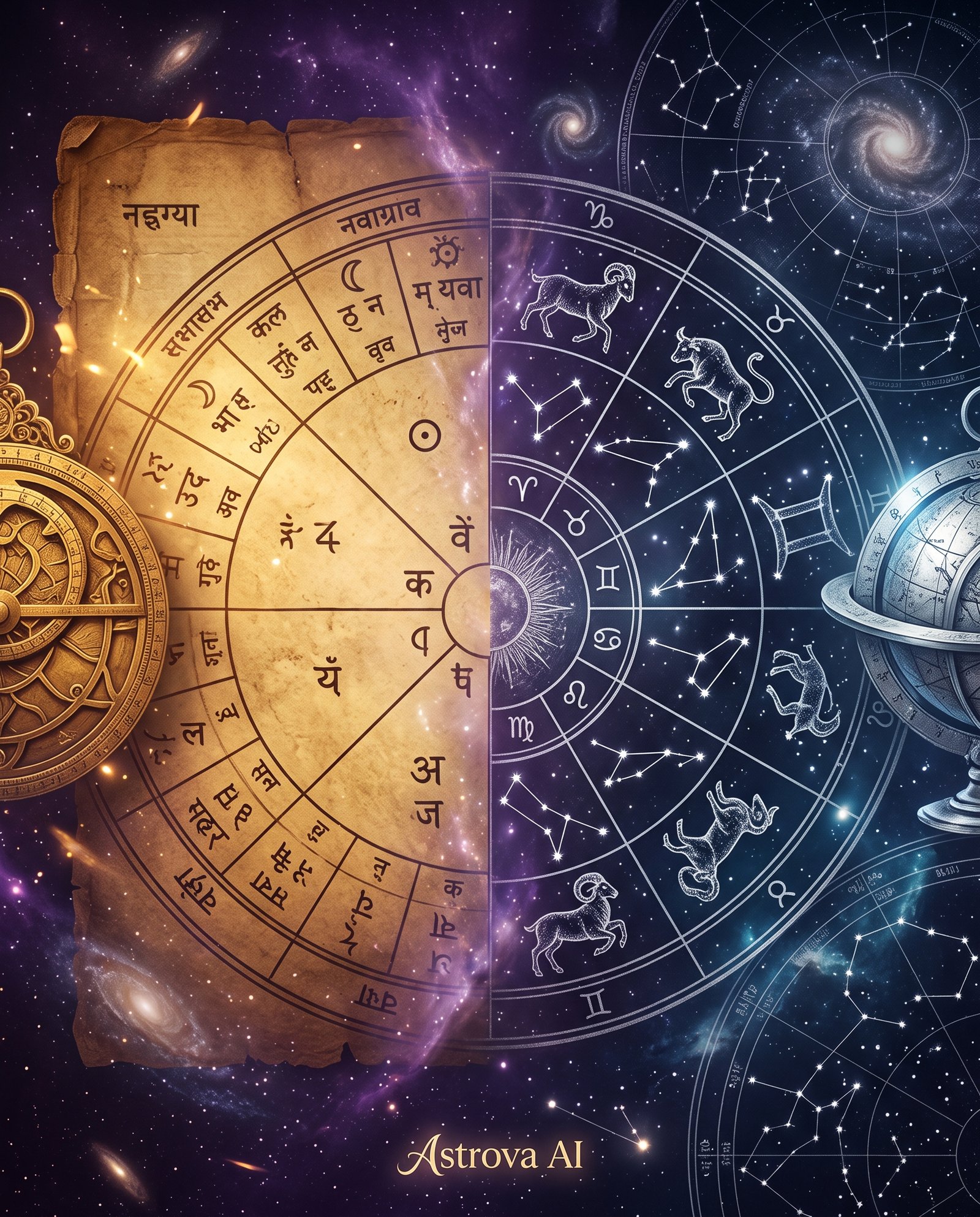 Vedic Rashifal vs Western Horoscope — Key Differences Explained