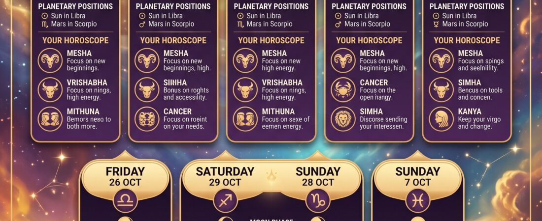 How to Read Your Weekly Rashifal and What Makes It Different From Daily Horoscopes?
