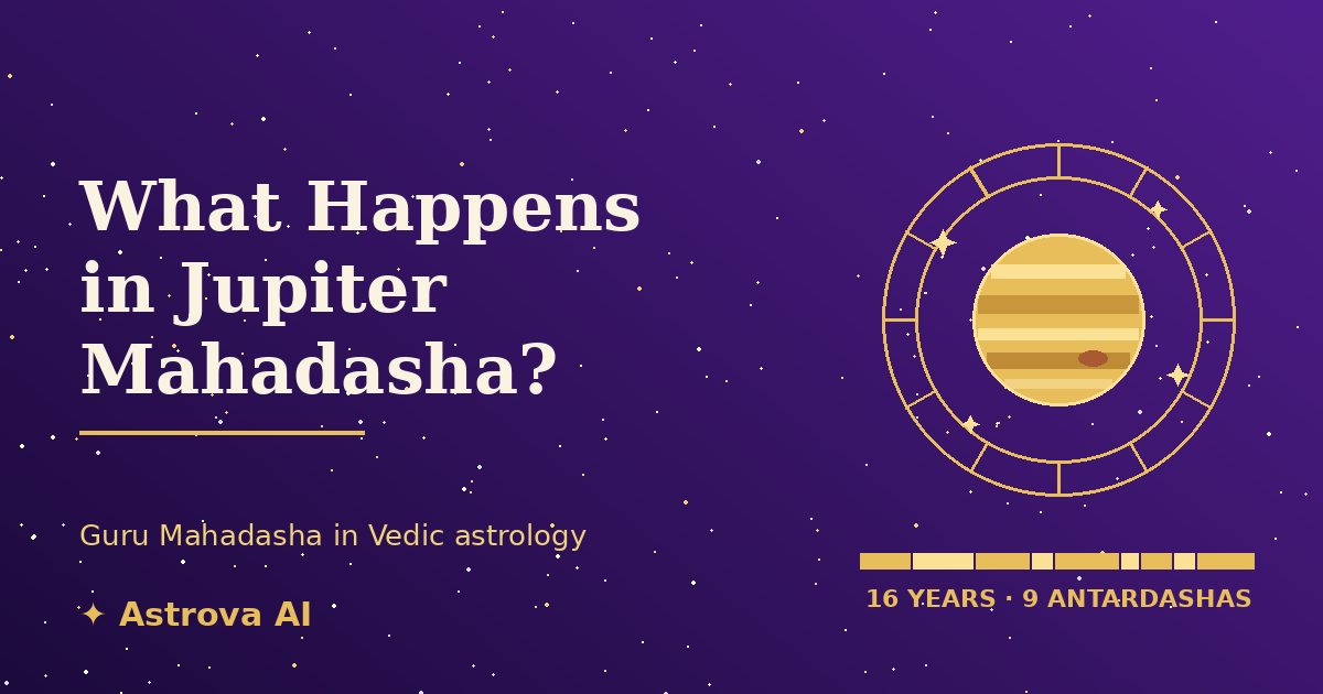 What Happens During Guru (Jupiter) Mahadasha?