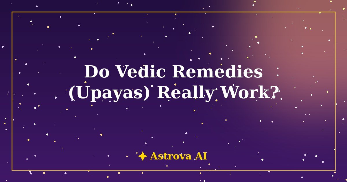 What Are Vedic Remedies (Upayas) and Do They Actually Work — A Practical Guide to Mantras, Gemstones, Fasting and Charity